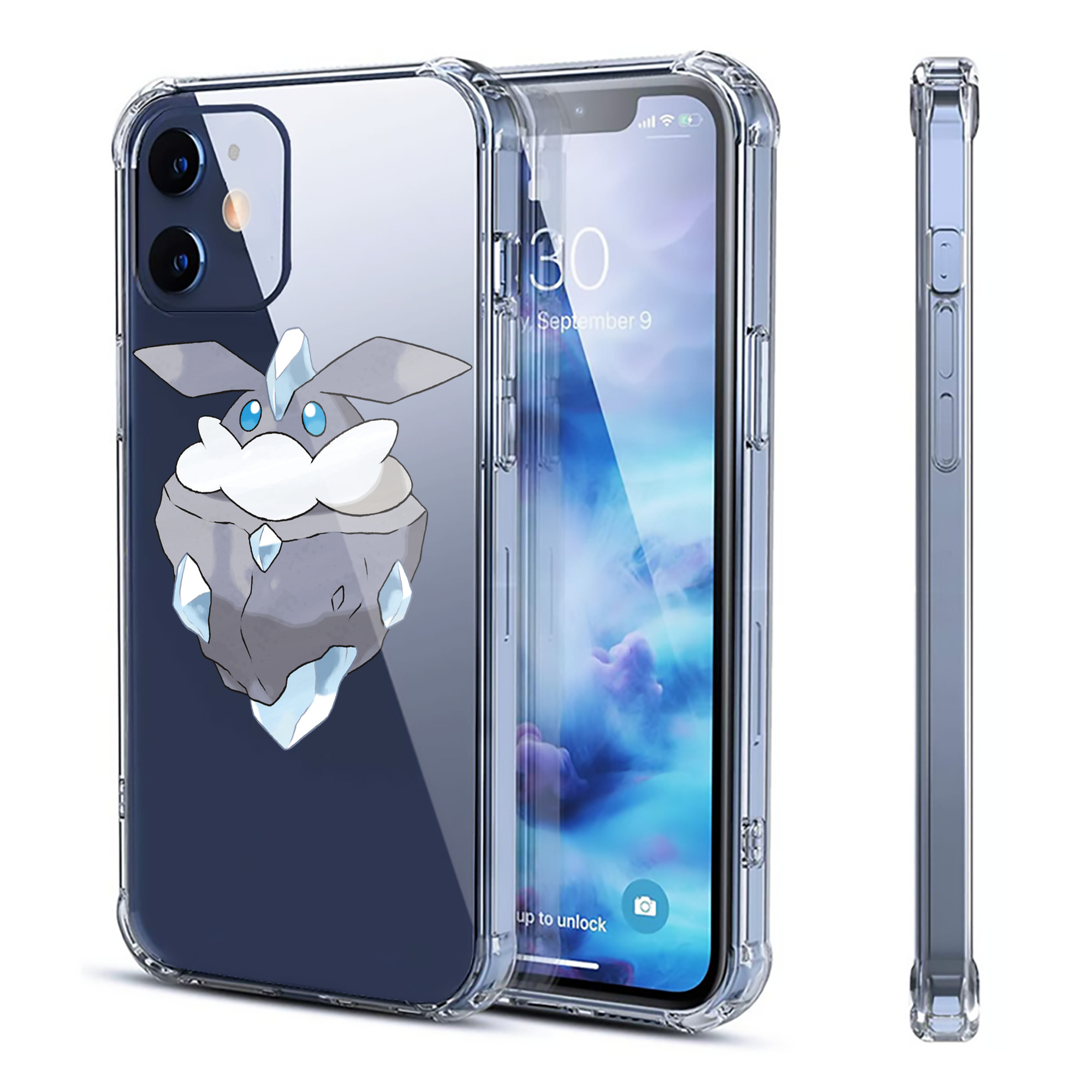 （画像用） ポケットモンスター Pokémon 【iPhone 12シリーズ対応】透明スマホケース（クリアソフトケース）